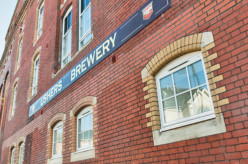 COLLECTING AWARDS Trowbridge Town Enhancement Awards won for Usher Brewery redevelopment. In fact, we’ve won this award three times for our works here, in 2005, 2011 and 2014.