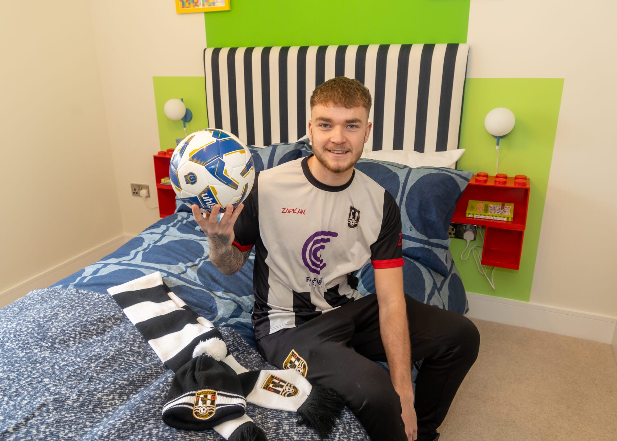 A bedroom showhome fit for the Vics