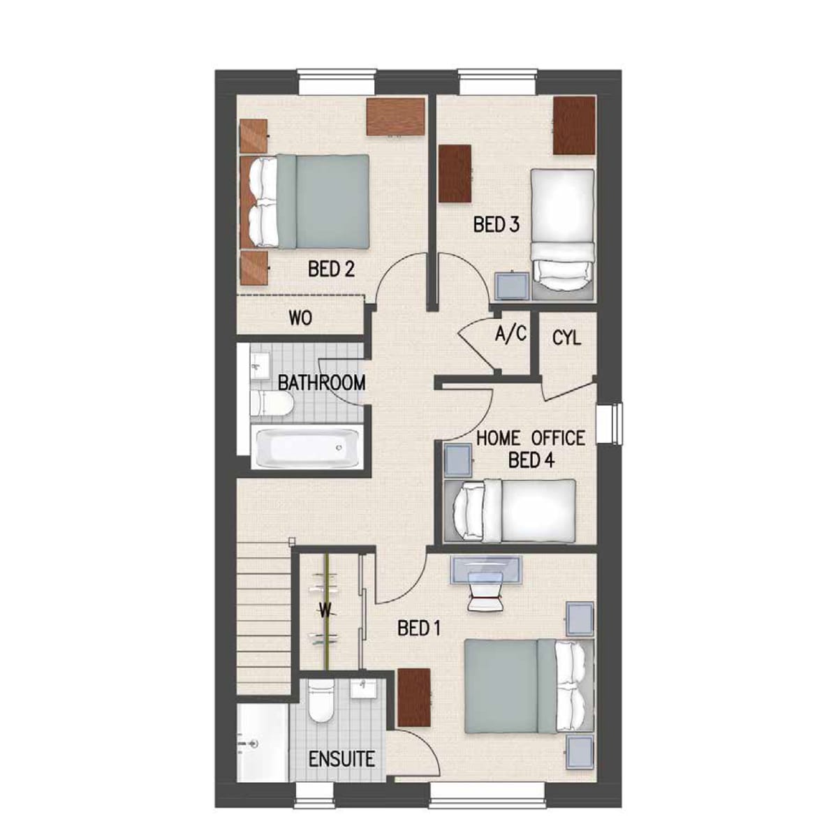 The Honington - First Floor - Floorplan