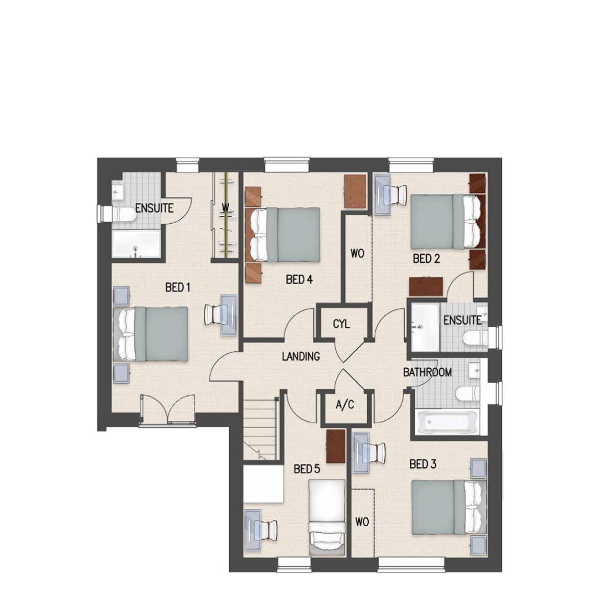 The Painswick - First Floor - Floorplan