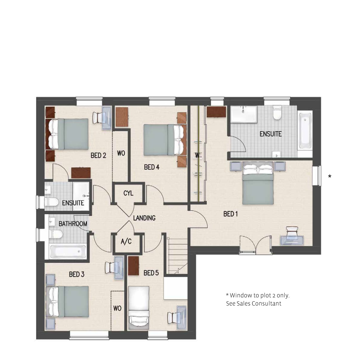 The Prestleigh - First Floor - Floorplan