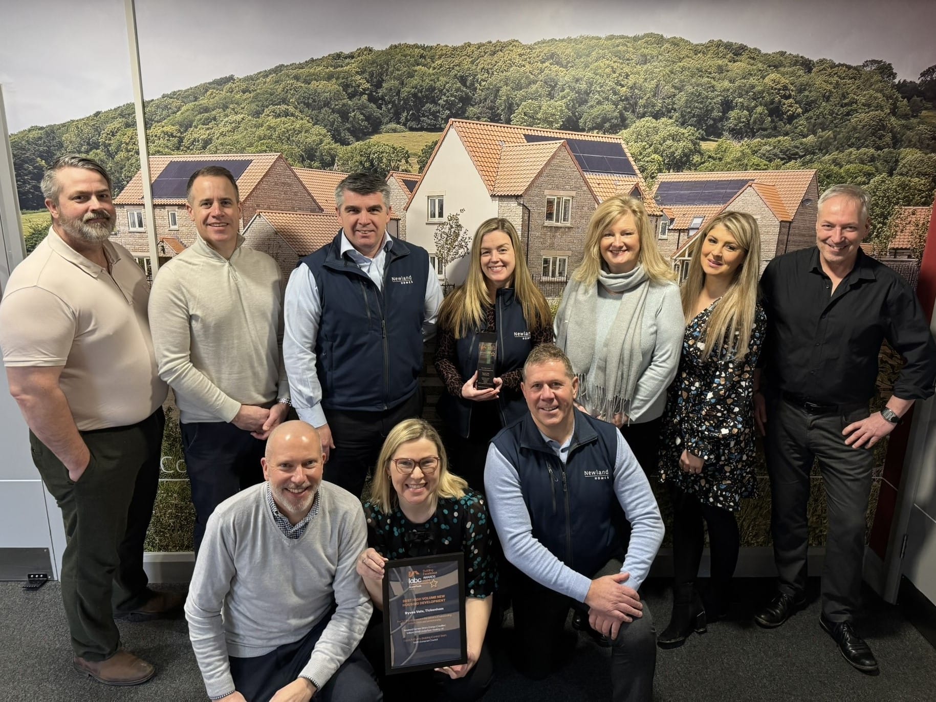 Honoured with award for excellence in housebuilding