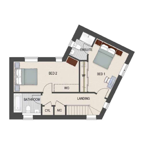 Custom Build Twyning at Leasow Reach First Floor Option 2