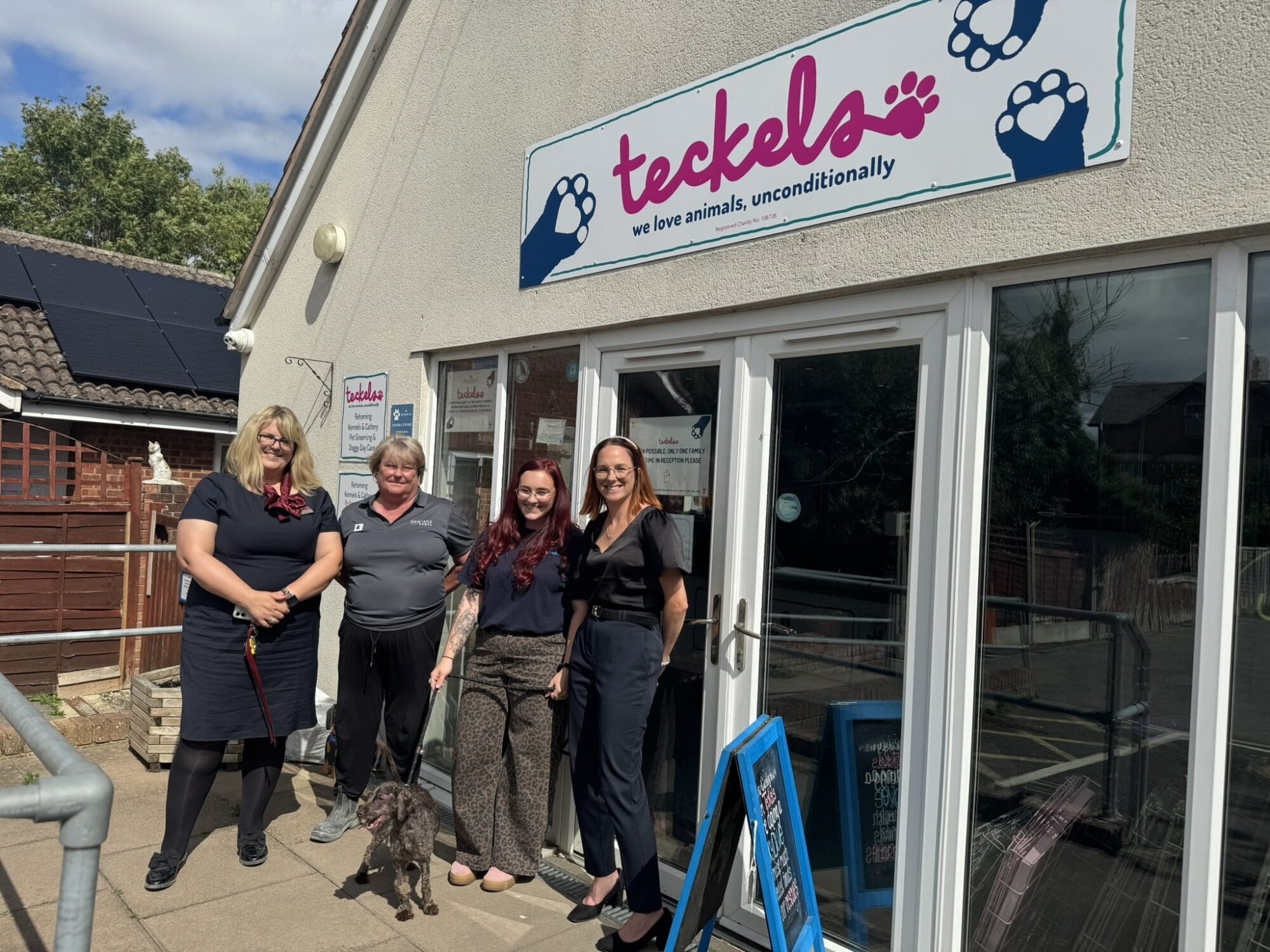 Newland Homes partnership with Teckels Animal Sanctuary