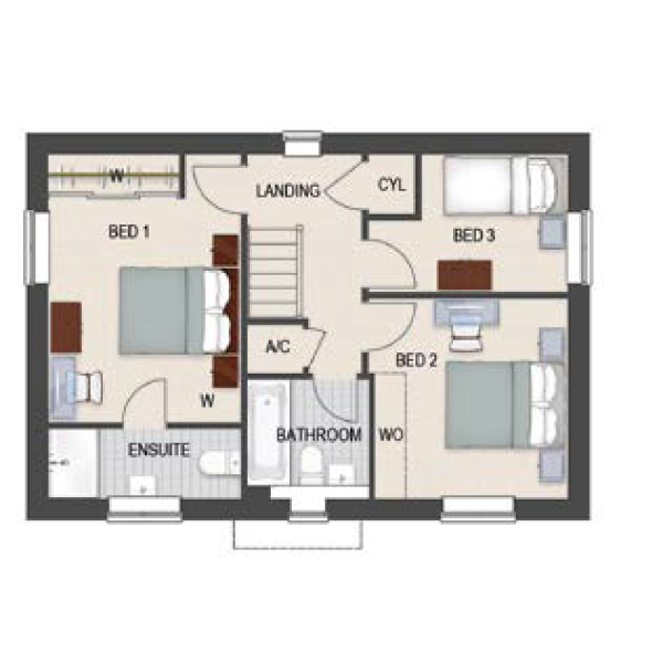 The Honeybourne Plot 11 first floor