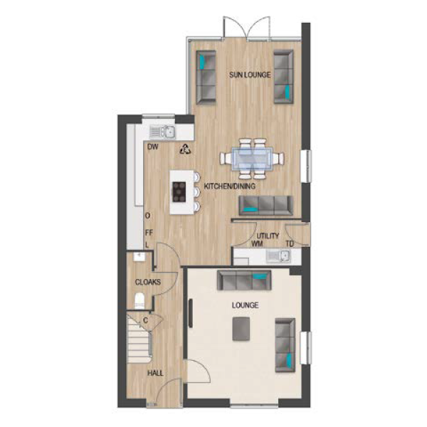 Prestbury Leaslow Reach Ground Floor Option 2