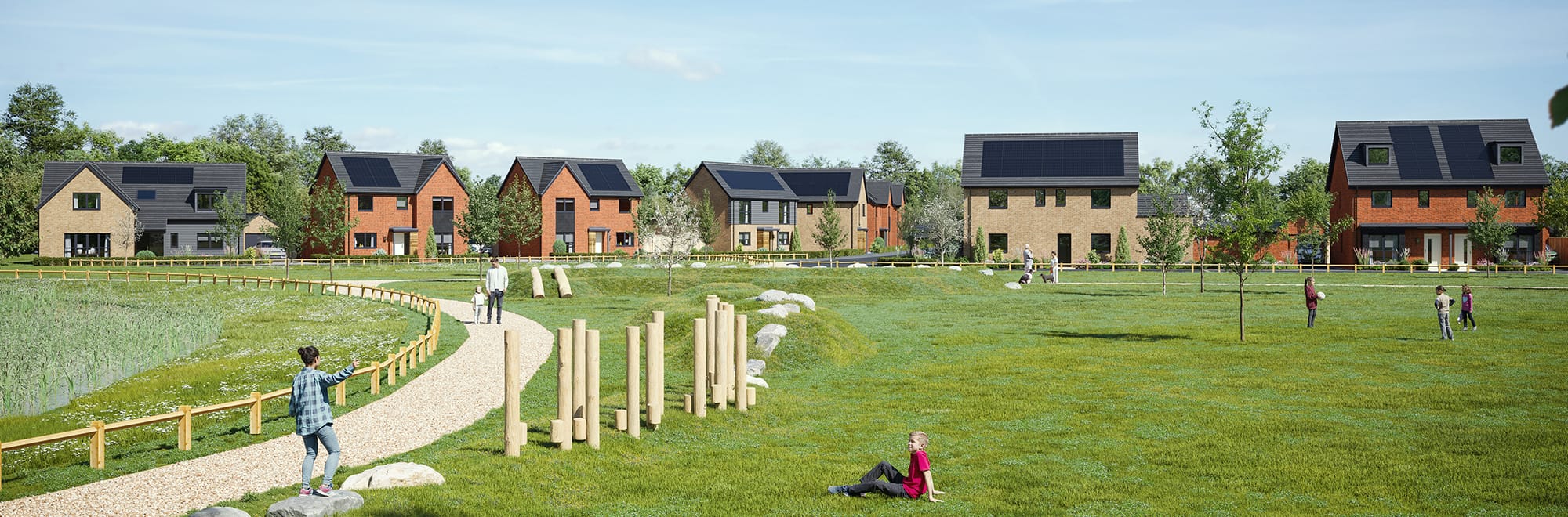 Newland Homes at Churchdown Open Space and Streetscene