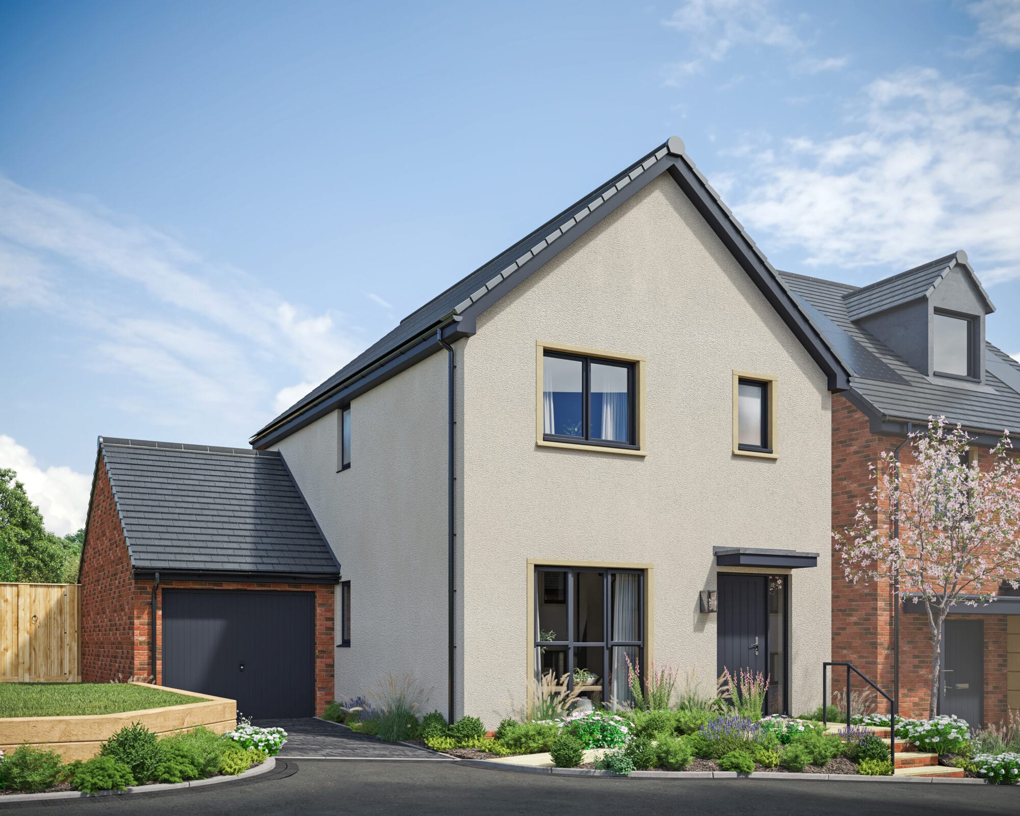 The 3 bed Hinton at Lambrok Mead, Trowbridge by Newland Homes.