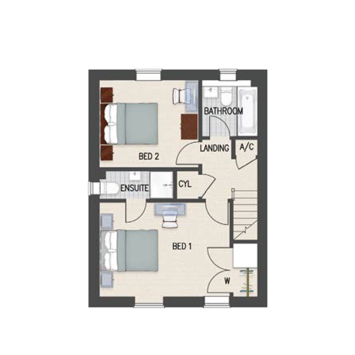 Lambrok Mead Floorplan The Ashton First Floor