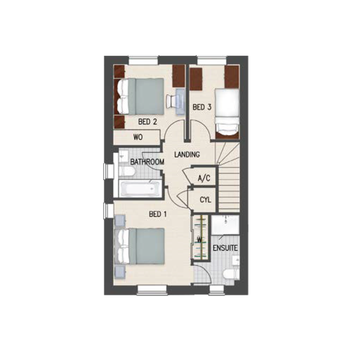 Lambrok Mead Floorplan The Cricklade First Floor