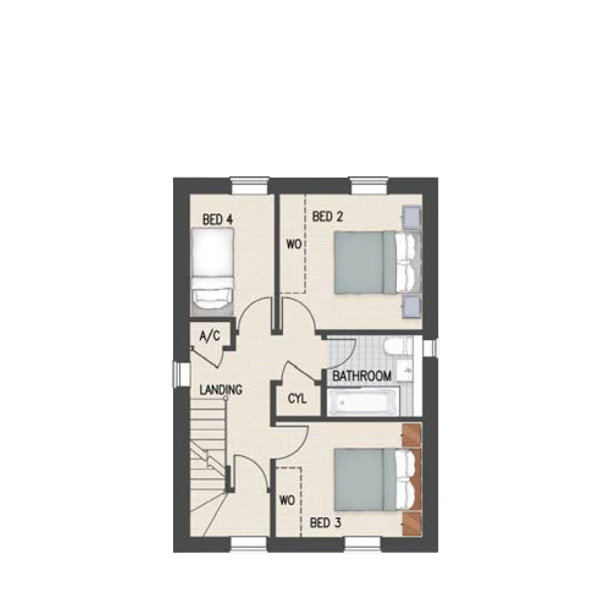 Lambrok Mead Floorplan The Hampton First Floor