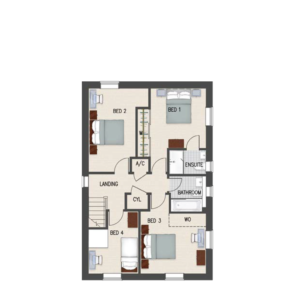 Lambrok Mead Floorplan The Prestbury First Floor