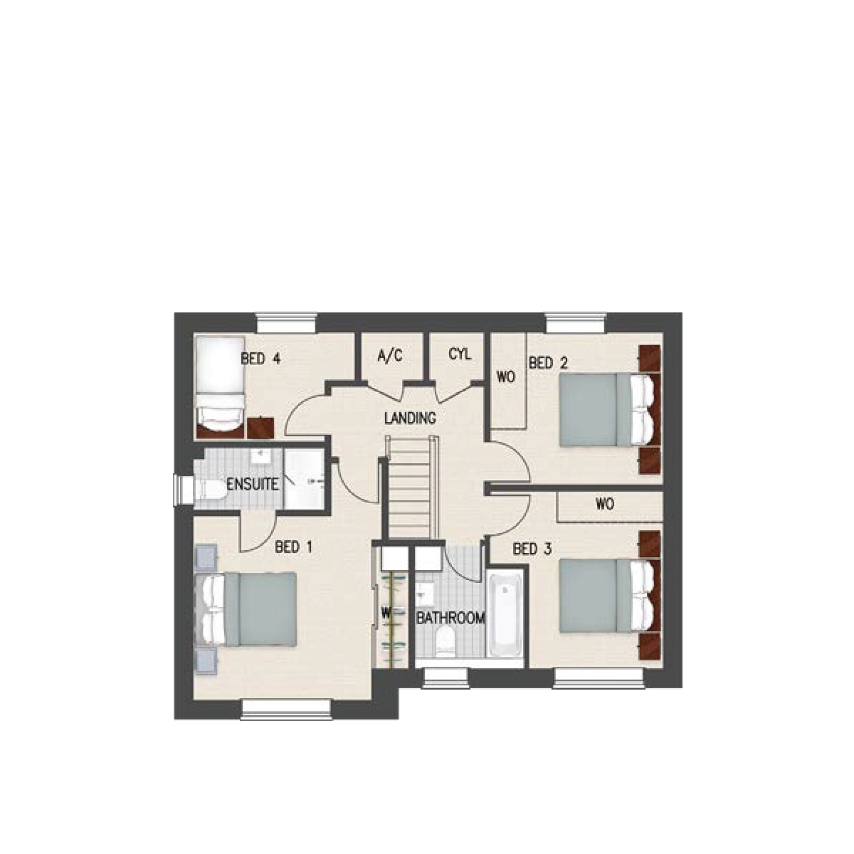 Lambrok Mead Floorplan The Sherston First Floor