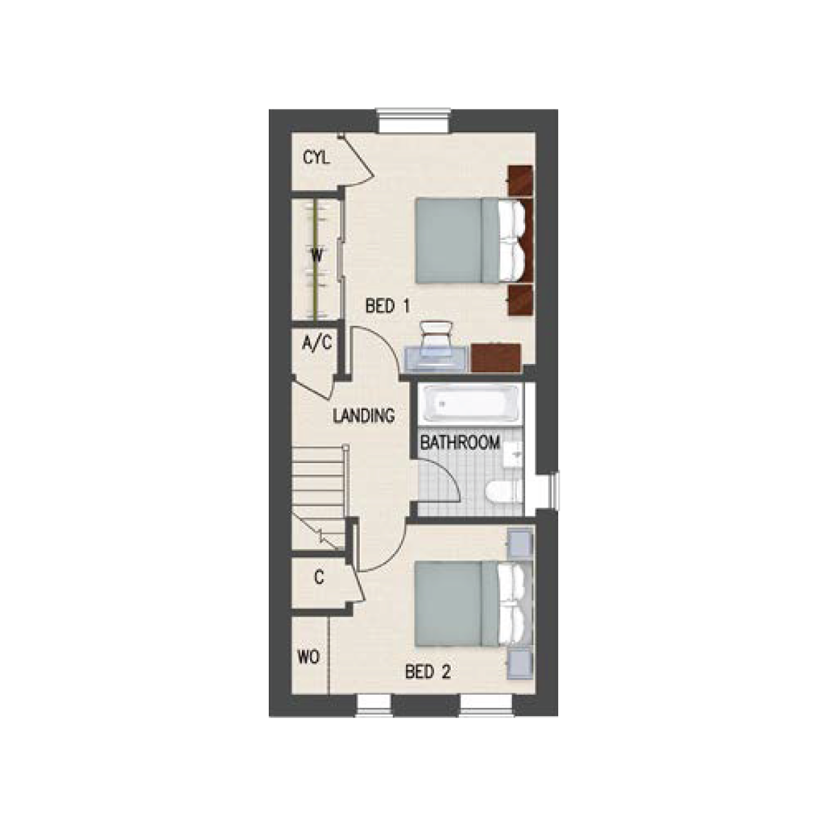 Lambrok Mead Floorplan The Shipton First Floor