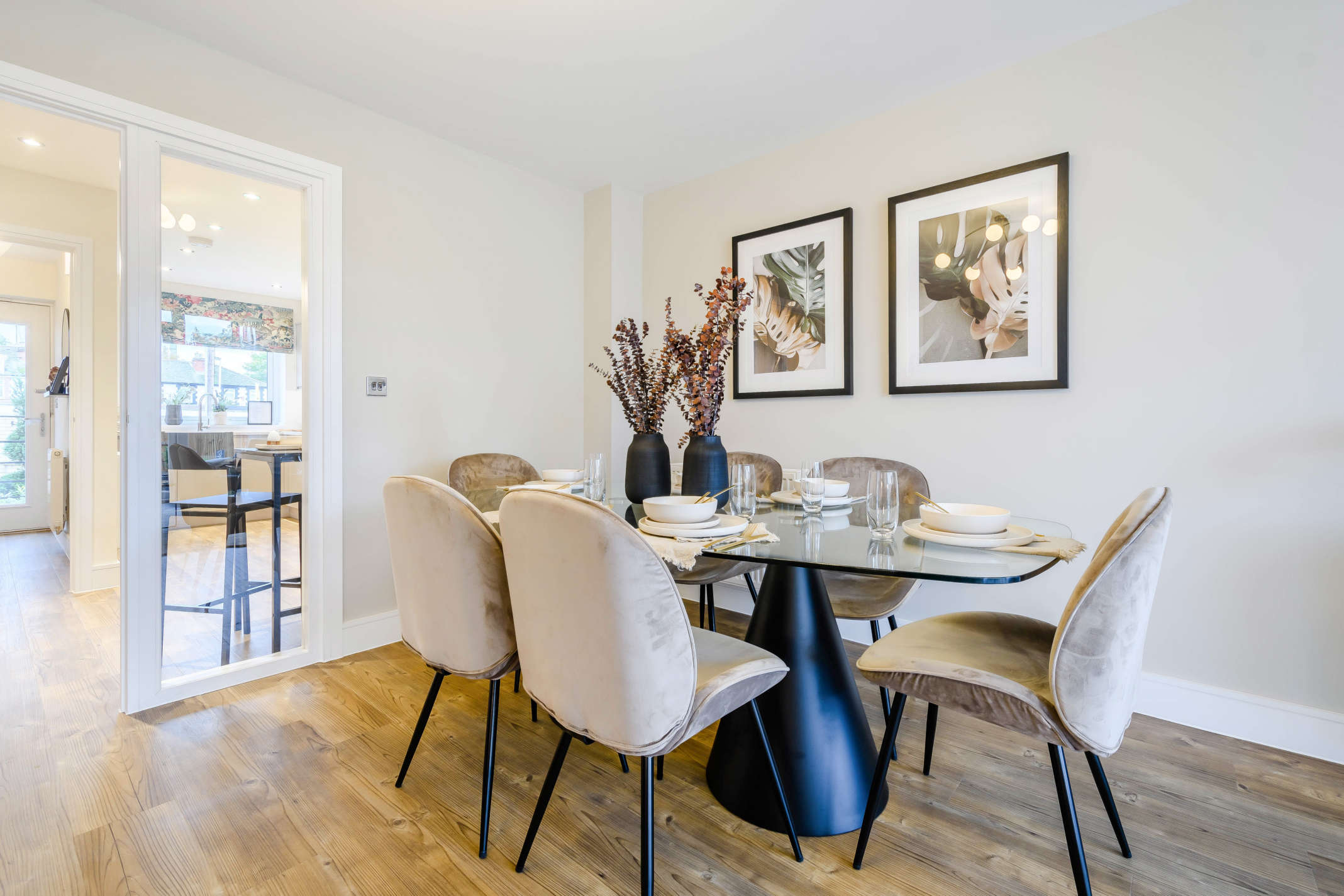 Example kitchen/dining similar to The Southwick from a sister development by Newland Homes. Please note specification of The Southwick at Lambrok Mead will vary.
