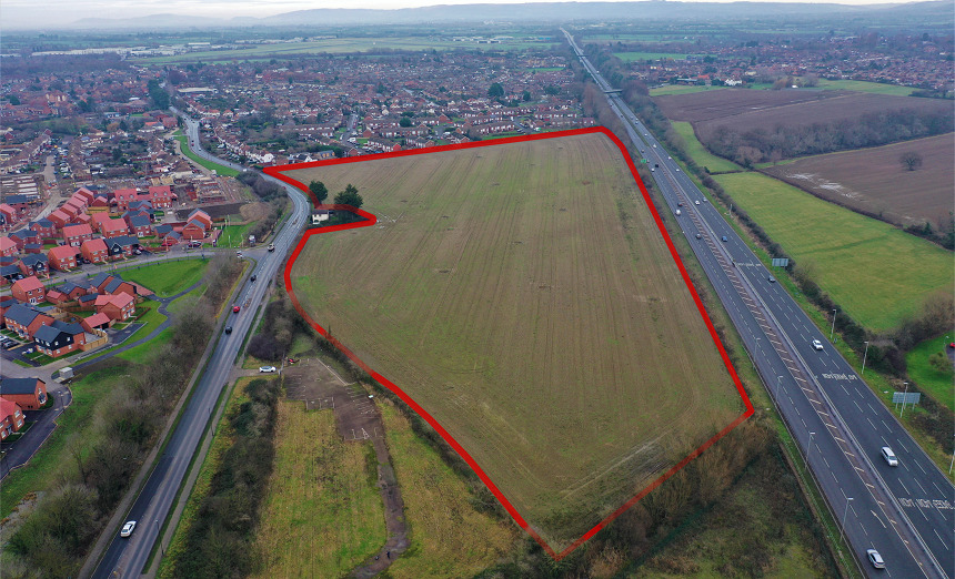 Proposed new homes in Churchdown