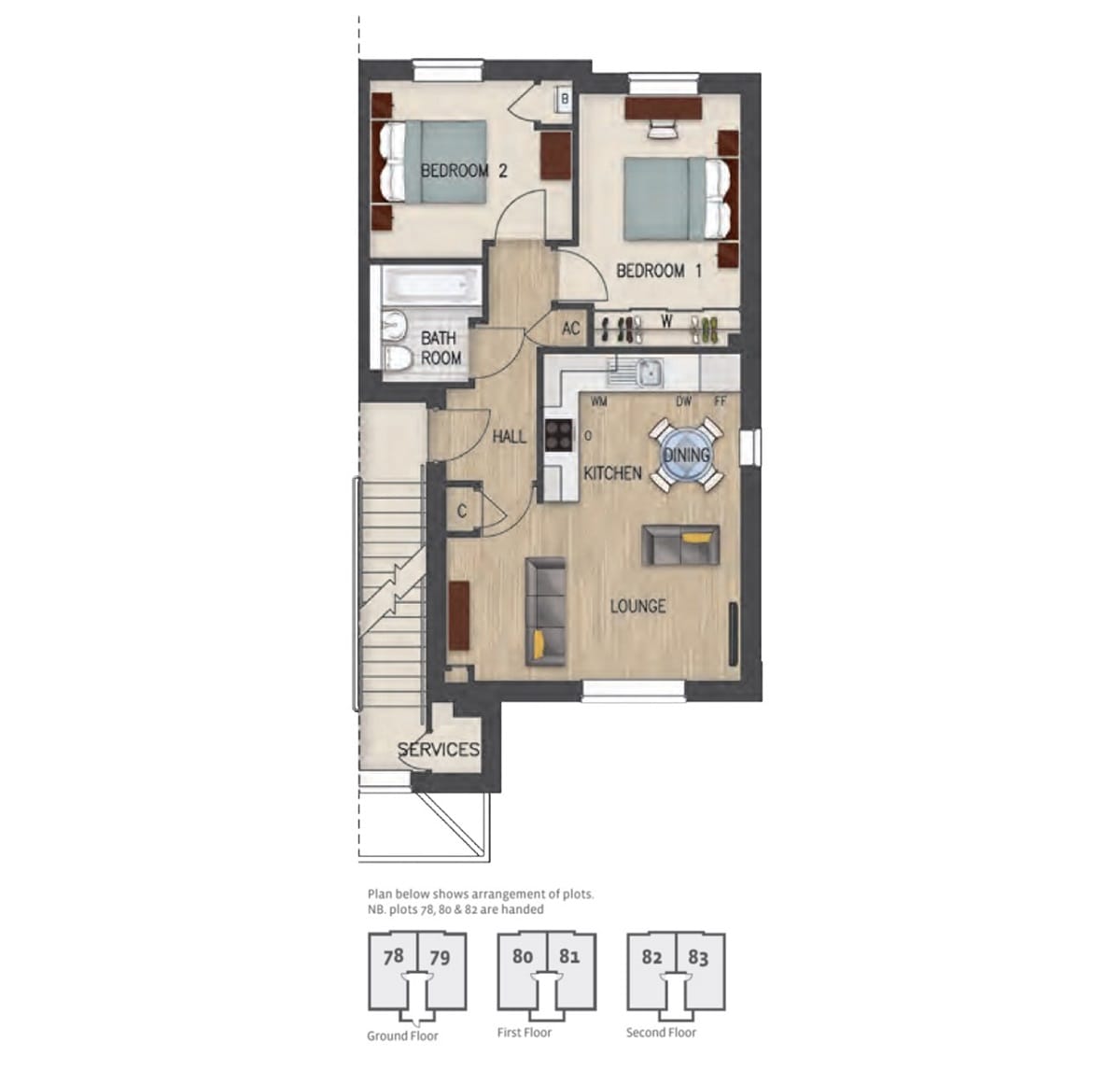 Heron Apartment First Floor Plots 80 and 81