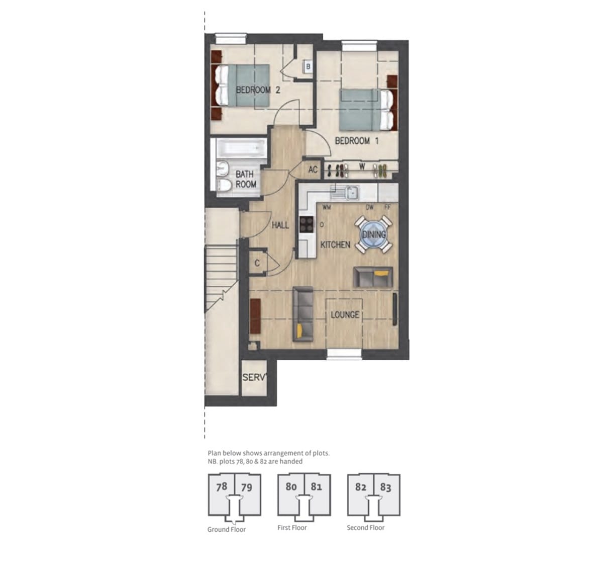 Heron Apartment Second Floor Plots 82 and 83