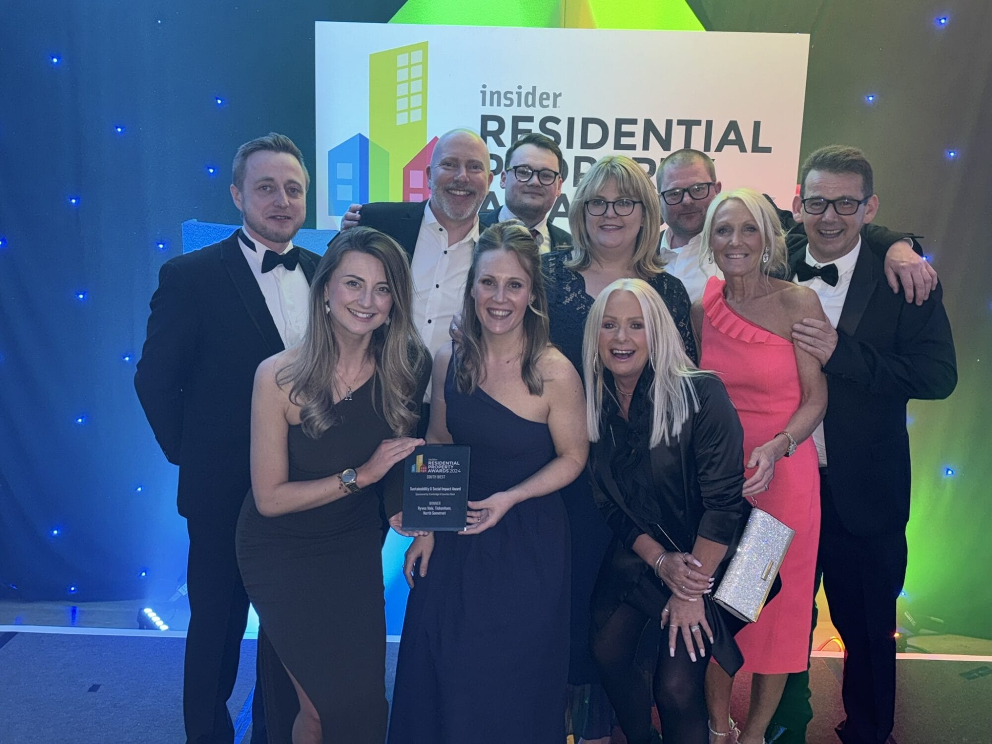 Insider Residential Property Awards 2024 - Winner of Sustainability and Social Impact Award for Ryves Vale in Tickenham